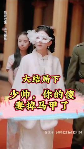 少帥，你的傻妻掉馬甲了(全集)